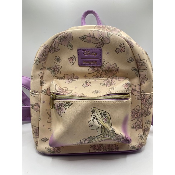 Loungefly Handbags - Loungefly Disney‎ Princess Rapunzel Floral Mini Backpack